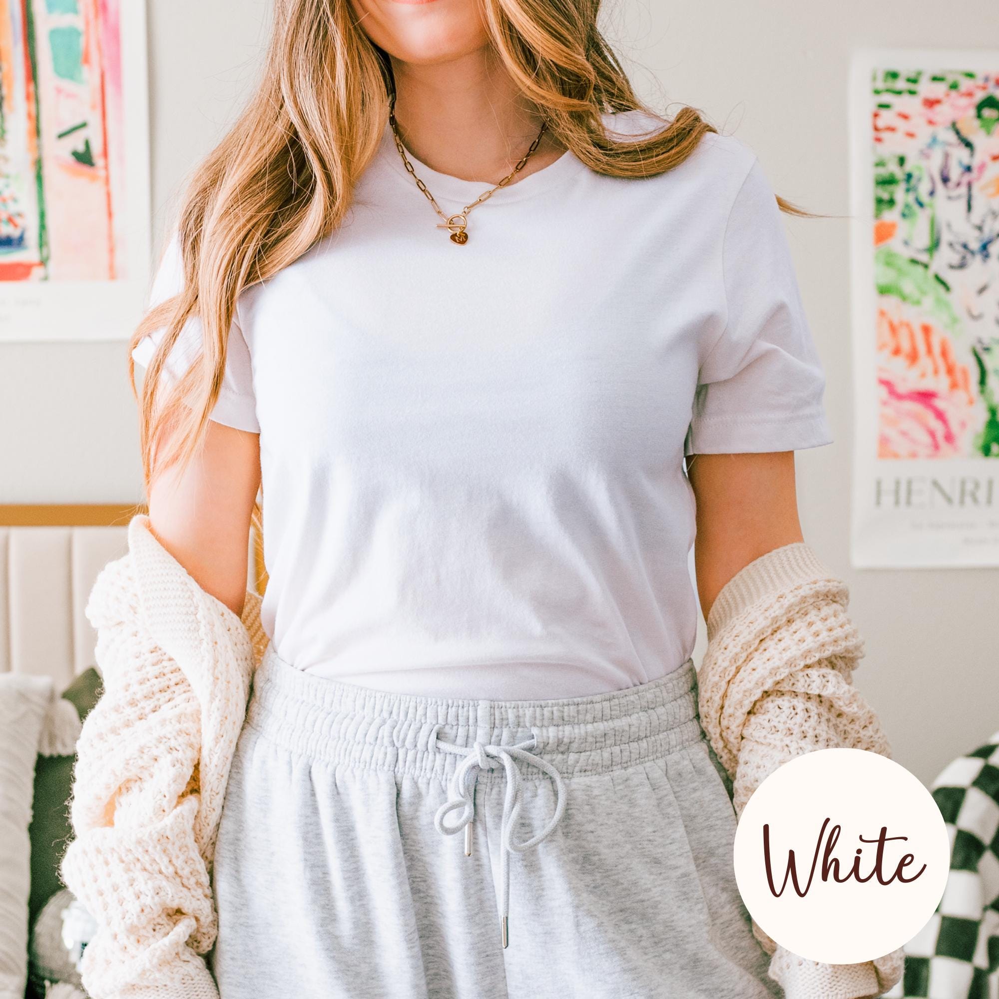 Blank Bella Canvas 3001 Shirt, Soft Cotton Shirt Tee, Oversized Shirt, Comfy Unisex Bella Canvas 3001 Tees
