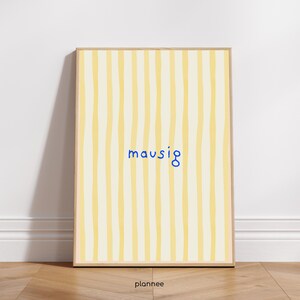 MOUSEY | Poster | Stampa | Estate | Aura | Decorazione Dopamina | Arte murale | Minimalista | Tipografia | Varie dimensioni