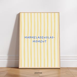 MOMENTO BARATTOLO DI MARMELLATA | Poster | Stampa | Estate | Aura | Decorazione Dopamina | Arte murale | Minimalista | Tipografia | Varie dimensioni
