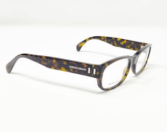 Vintage Giorgio Armani Tortoiseshell Handmade Acetate Eyeglasses/Glasses/Frames