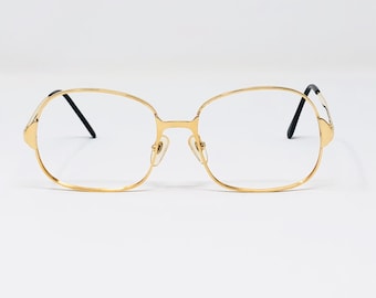 18kt GP Gold Plated Eyeglasses Gemstones Rhinestones West  display picture 1