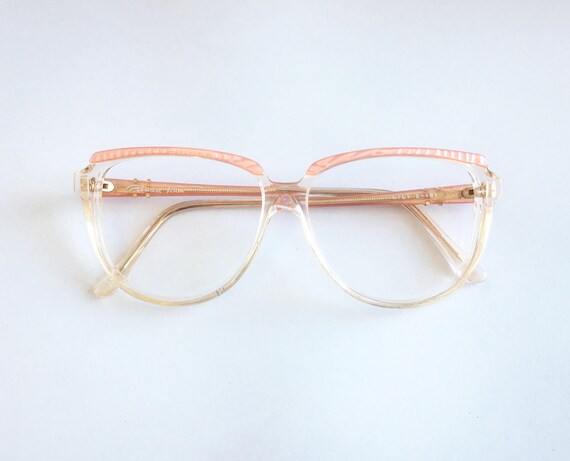 CLEARANCE Vintage 1980 s Peach Pink Premiere Vision Plastic Eyeglasses Etsy