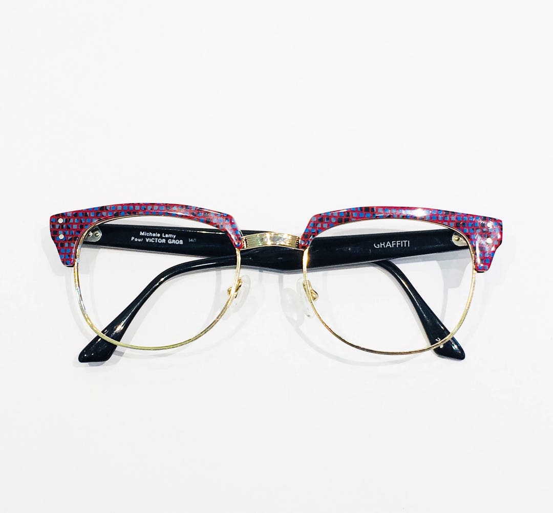 Lunettes De Soleil Vintage Michèle Lamy Pour Victor Gros - Monture Marron, Occasion