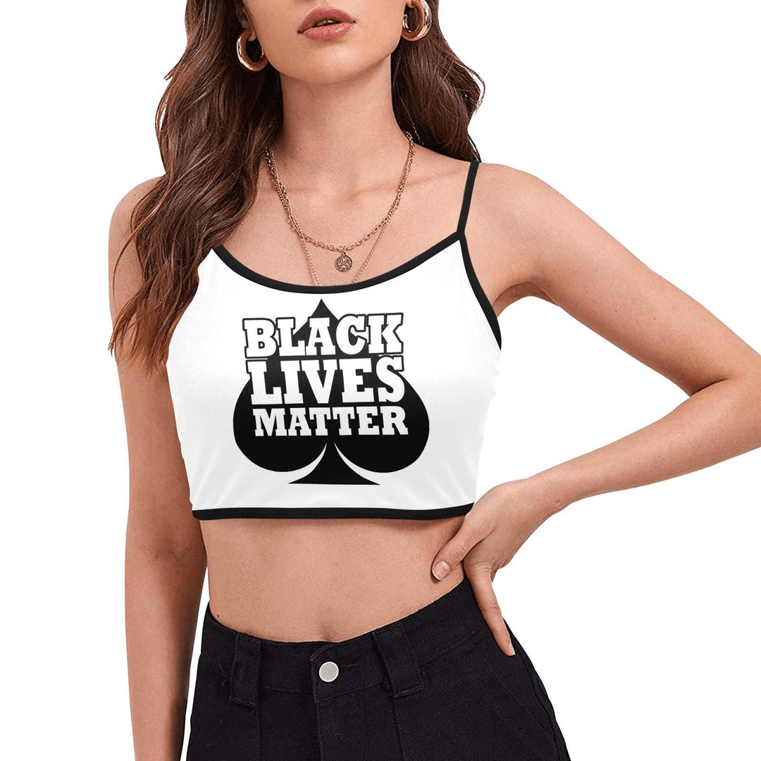 Black Lives Matter QOS Crop Top - Etsy