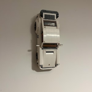 Custom Built Lego Wall Mount for Porsche 10295