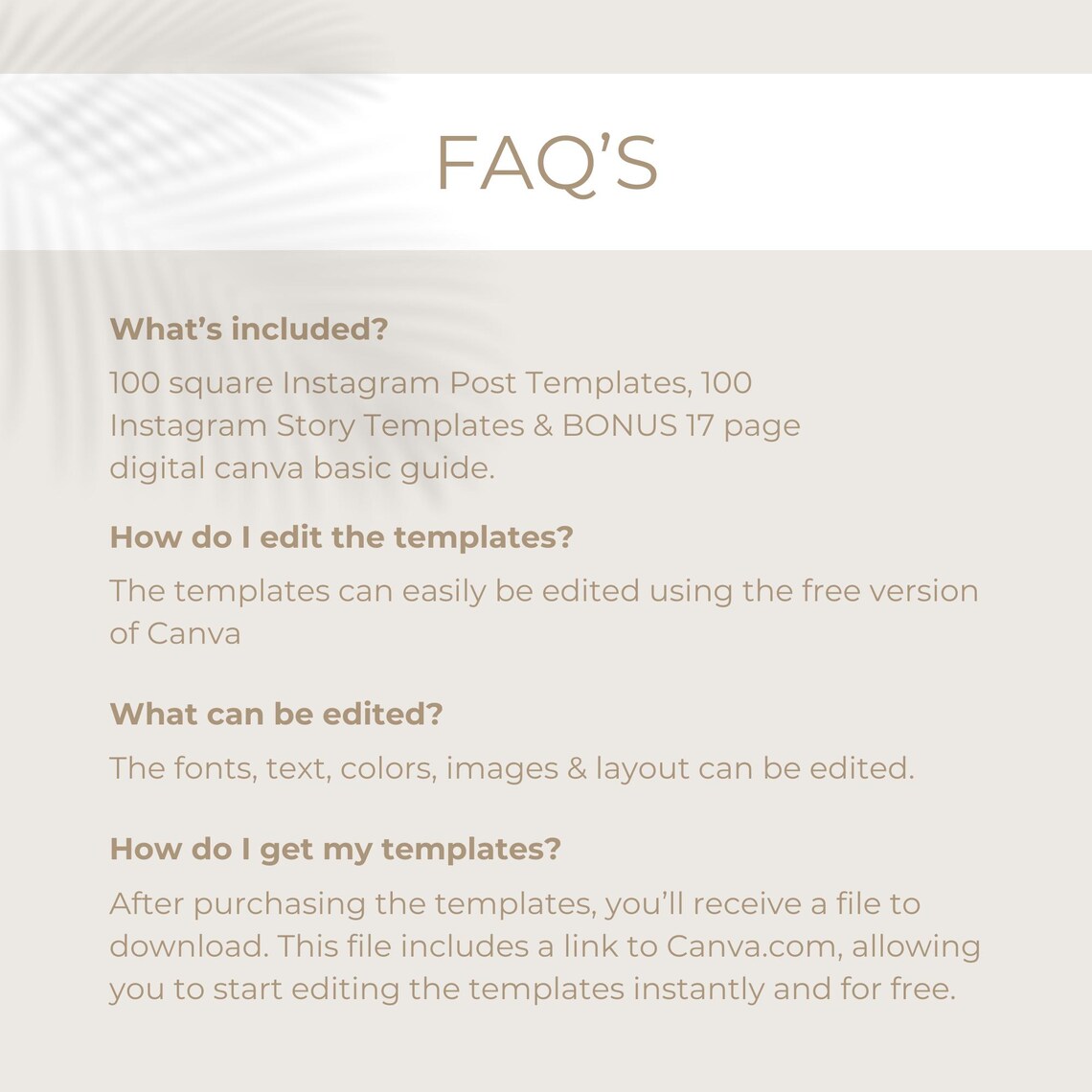Instagram Bundle Canva Templates, Instagram Post & Story, Social Media ...