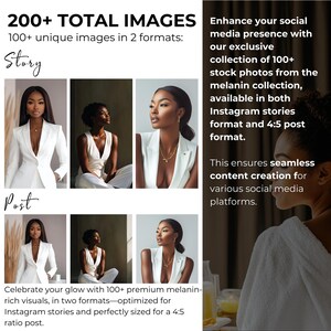 Fotos de mulheres negras poderosas e com pele morena, imagens de mulheres negras com inteligência artificial (disponíveis para download no Canva e Google Drive) imagem 2