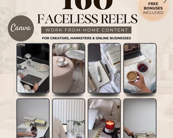 160 Reels de Marketing Anónimos: Plantillas de Vídeo Atractivas (Canva, Descarga Digital)