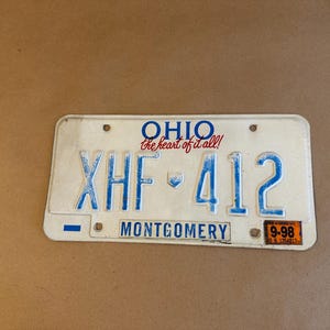 Ohio License Plate