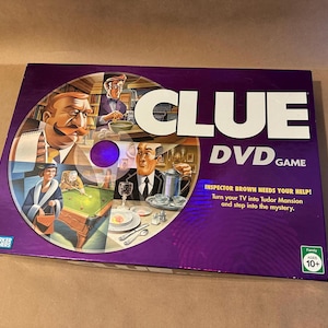 Clue DVD Game Parker Brothers 2006 Classic Detective Board Game Mystery 100% COMPLETE