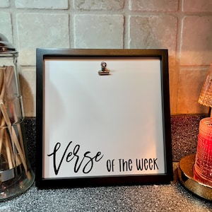 Bible Verse of the Week Frames | Christian Decor | Scripture Decorations
