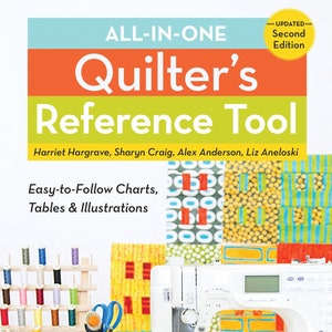 All-in-one Quilter's Reference Tool - a Paper spiral-bound Book - CT Publishing - 9"x5 1/2" - 72 pages - How to book - easy to follow