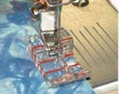 Little Foot Snap on Presser foot for quarter inch seam allowance when piecing - Fits most 7mm sewing machines - Snap on quarter inch foot