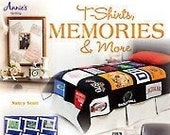 T-shirts, Memories and More - Sewing pattern book - paperback - 80 pages - T-shirt quilt making - new