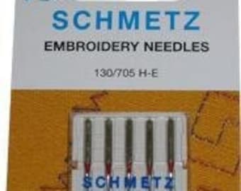 Schmetz Universal Embroidery Sewing Machine needles - 80/12 - 5 pack - Schmetz Needles for your sewing machine
