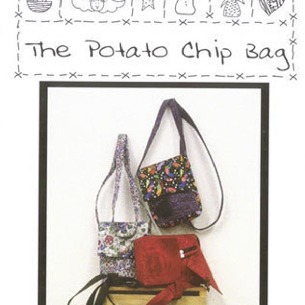 The Potato Chip Bag - A paper pattern by Quilt Country - Bet you can't make just one!