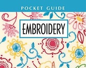 Pocket Guide for Embroidery - A Plastic coated reference cards by Leisure Arts - Embroidery Stitches