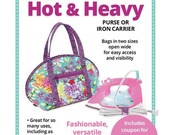 Hot and Heavy Bag Pattern - by Annie - A Paper Pattern - to carry an iron -  2 sizes - zippered bag to carry irons and ironing supplies