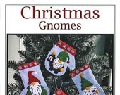Christmas Gnomes Ornaments Kit by Rachel's of Greenfield - 4 Christmas ornaments Kit with woolfelt, floss, buttons - Ornaments to make