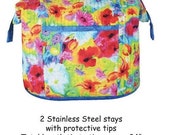 Poppins Bag Metal Stays - by Aunties Two Patterns - Metal Stays - no pattern included - for Poppins Bag - Size 4" x 19" -plastic tips SIZE B