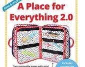A Place for Everything Bag 2.0 - by Annie - A Paper Pattern - For a spacious Organizer Bag - A Place for Everything - revised edition