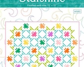 Starshine Quilt Pattern - A Paper Pattern by Wendy Sheppard - 72"x72" - fat quarter friendly