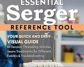 Essential Serger Reference Tool - a Paper spiral-bound Book - CT Publishing - 9"x5 1/2" - 142 pages - How to - easy to follow - visual guide