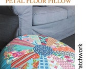 Petal Floor Pillow Pattern - by Annie - A Paper Pattern - For a large floor pillow with appliqued petals - instructions for attaching zipper