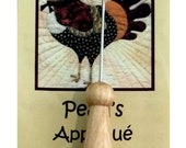 Pearl Pereira's Applique Stiletto - by P3 Designs - Tool for Hand Applique - Wooden handle and sharp metal point