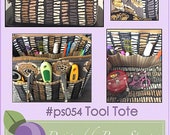 The Tool Tote Pattern - by Penny Sturges of Quilts Illustrated - Paper Pattern and Metal Stays