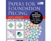 Paper Piecing - Papers for Foundation Piecing - 100 ct. - by Martingale - Papers for Paper Piecing - Printer papers