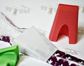 Jelly Roll Jig - Bias tape maker for making Jelly Roll Rugs - made to press a 2 1/2" of fabric with a strip of batting for a jelly roll rug