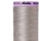 Mettler Silk Finish 100% Cotton Mercerized Thread - 50 wt. thread - Ash Mist color 0331- Mettler Cotton for Piecing - 500m(547yd)