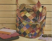 Mondo Bag by Quiltsmart - A paper pattern for a very large bag - simple technique - printed interfacing - Charm Pack Friendly