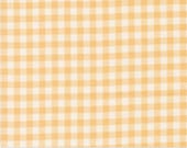 Moda Fabric - Cottage Charm - by Heather Briggs - 1/2 yard - 31757 33 - light yellow and ivory checks - cotton fabric - 44" wide