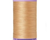 Mettler Silk Finish 100% Cotton Mercerized Thread - 50 wt. thread - Oat Straw color 0260- Mettler Cotton for Piecing - 500m(547yd)