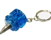 Mini Screwdriver by Tool Tron - Also a key chain - Flat Head - 3/8" - Great for Sewing Machines - mini screwdriver