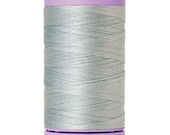 Mettler Silk Finish 100% Cotton Thread - 50 wt. thread - moonstone color 1081 (very light blue) - Mettler Cotton for Piecing - 500m(547yd)