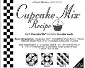 Moda - Miss Rosie's Cupcake Mix Recipe No. 2 - Piecing made easy! Each Cupcake Mix Pad has 44 recipe cards - Paper Piecing with charm packs