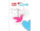 Dritz Birdy Needle Threader - Hummingbird Needle Threader - pink - Threads most hand sewing needles except beading needles