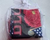 Happy 4th! Quilt Kit - Red, White, and Bloom fabric by Deb Strain for Moda - 36"x48" quilt - Black panel, binding, and backing included