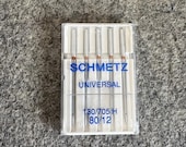 Schmetz Universal Sewing Machine needles - 80/12 - 5 pack - Schmetz Needles for your sewing machine
