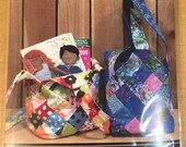 Midi Bag by Quiltsmart - A paper pattern for a small bag - simple technique - printed interfacing - Mini Charm Pack Friendly- sewing pattern