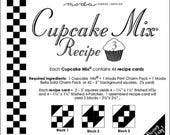 Moda - Miss Rosie's Cupcake Mix Recipe No. 3 - Piecing made easy! Each Cupcake Mix Pad has 44 recipe cards - Paper Piecing with charm packs