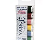 Sulky Cotton Petites - 12 wt - 6 count - Embroidery Thread - Popular colors Collection - hand sewing