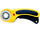 Olfa Ergonomic  Rotary Cutter 45mm - A Sewing/quilting cutting Tool - requires a cutting mat - not included - Rotary Cutter by Olfa