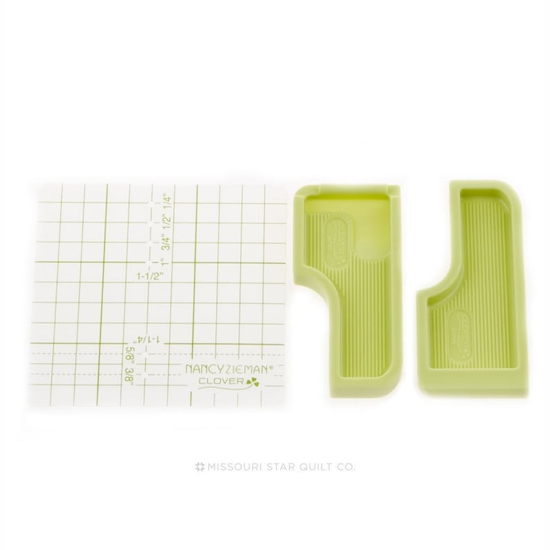 Clover 6-in-1 Stick 'n Stitch Guide A reusable guide that sticks to your sewing machine to help you sew straight image 3