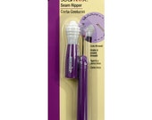 Dritz Seam-Fix - Seam Ripper with rubber tipped cap and end - Cuts threads - Grabs and erases threads - Seam Ripper