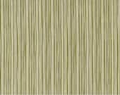 Moda Fabric - Emmitt and Ivy by Sweetwater for Moda - cotton fabric - 1/2 yard - 55696 13 - olive green and white skinny stripes