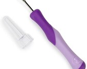 Dritz Small Ergonomic Seam Ripper with cap and small sharp tip - Cuts threads - easy on hands - Dritz Seam Ripper - purple
